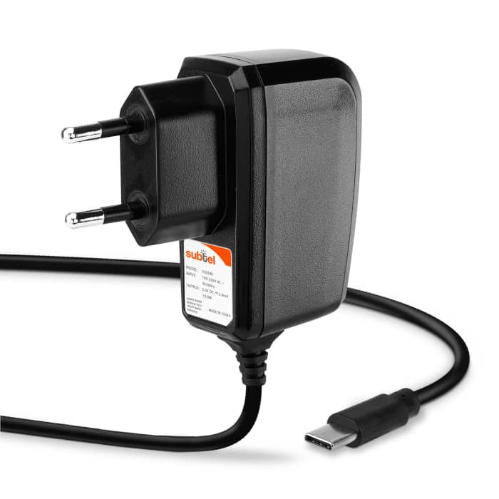 Caricabatterie USB C Tipo C 10W per Samsung Galaxy, JBL, Xiaomi, Teclast, Sony, Nintendo, Huawei, Sony Xperia e altri dispositivi con porta di ricarica USB Tipo C.