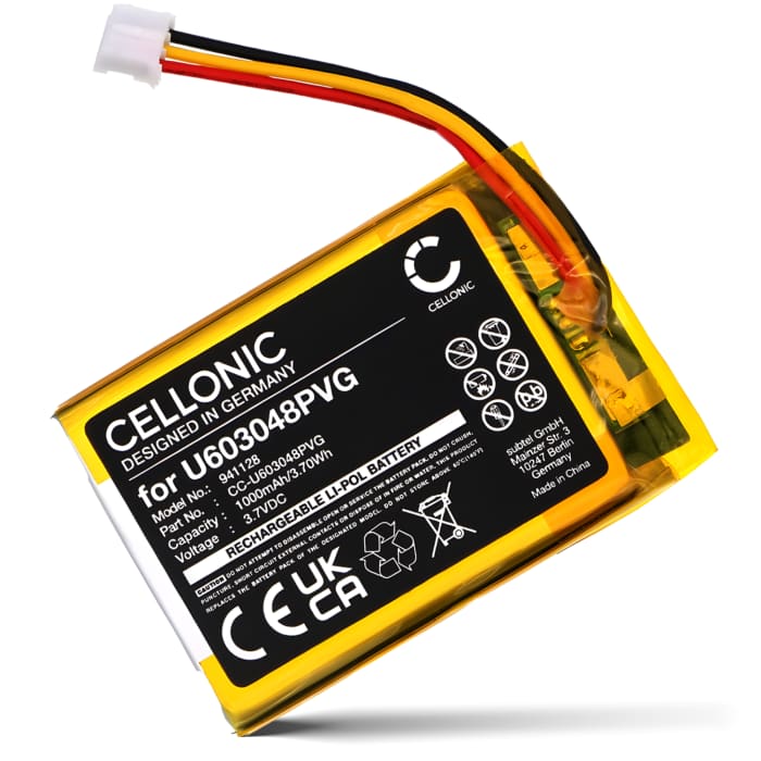 Bateria Astro U603048PVG 1000mAh - , Batería recargable para consolas / mandos Astro Gaming C40 TR Wireless Controller