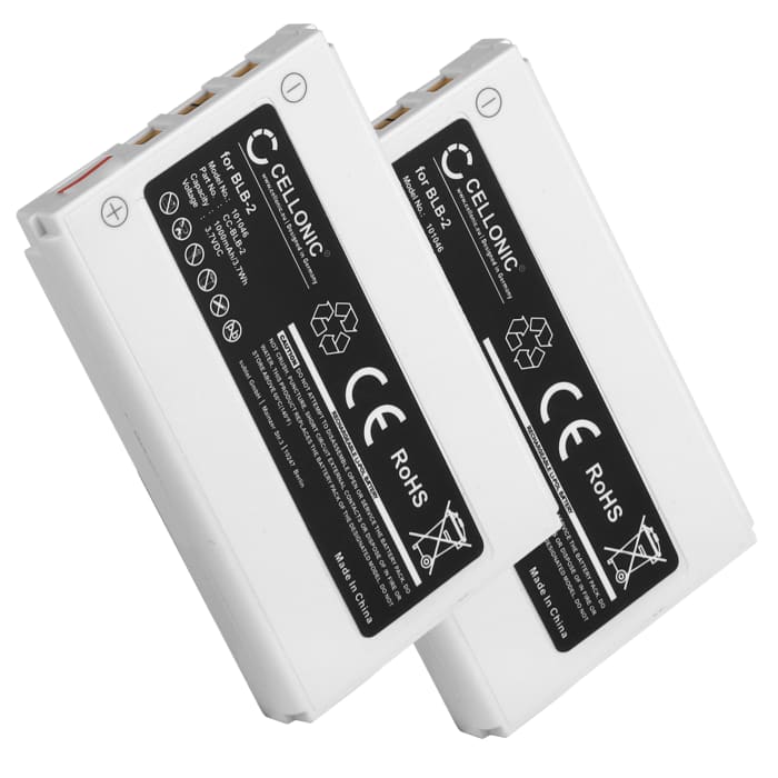 2x Batterij voor smartphone Nokia 8210 / 8310 / 8850 / 8890 / 5210 / 6510 / 7650 / 3610 - BLB-2 1000mAh vervangende gsm accu