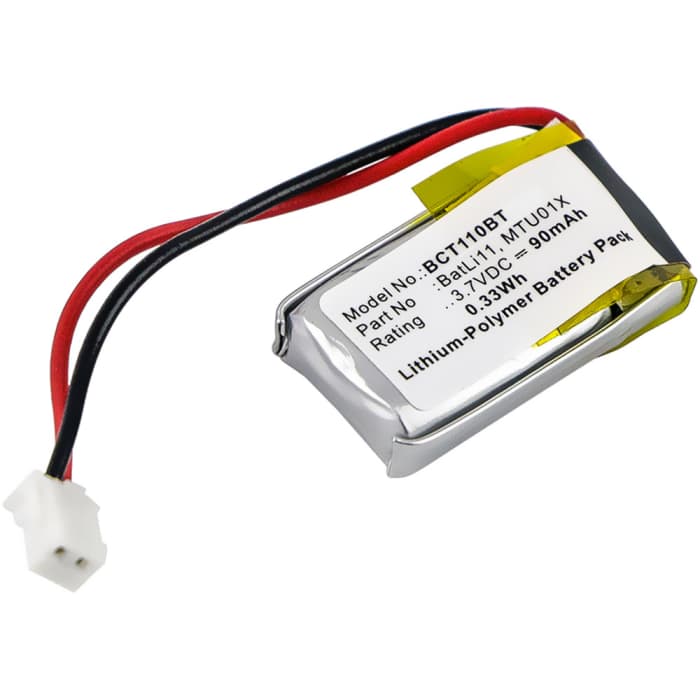 vervangende batterij voor Intercom Logisty D5131 / L5131 / L5141 / L5142 - BatLi11 90mAh vervangende accu alarmsysteem, camera, thermostaat