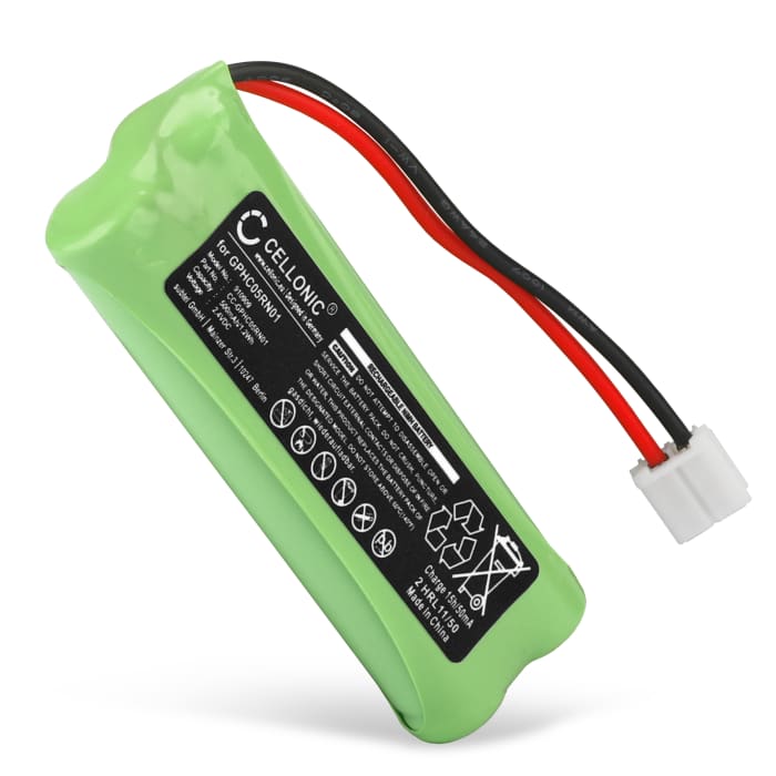 GPHC05RN01 batterij voor huistelefoon voor Swissvoice DP500, Audioline Monza, Medion Life S63062, S63065, MD82973 - 500mAh vervangende accu draadloze telefoon