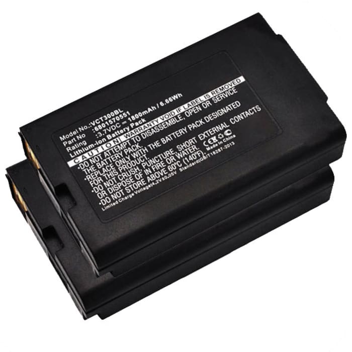 2x 6801570551, B30 Battery for Vectron Mobilepro, Mobilepro 2, Mobilepro II 1800mAh Battery Replacement 6801570551, B30