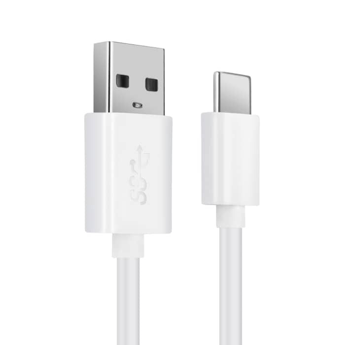 USB Kabel compatibel met Google Pixel 7, 7 Pro, 6, 6 Pro, 6A, 5, 4, 3, 2 - 1m Oplaadkabel 3A PVC smartphone