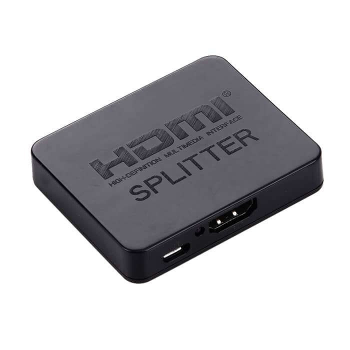 Sdoppiatore HDMI da 1 a 2 | 4K Ultra-HD, Full-HD, Full 3D, Dolby DTS