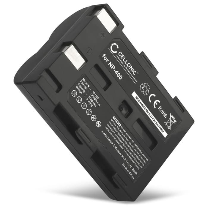 Batería para cámaras Samsung GX-10, GX-20, SLB-1674 1600mAh 7.2V - 7.4V de CELLONIC