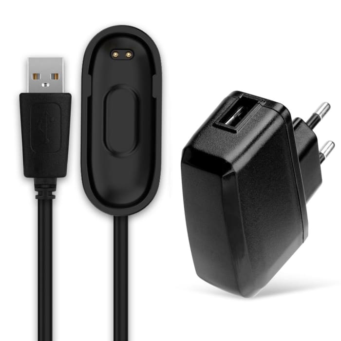 Cargador smartwatch + Cable USB para Xiaomi Mi Band 4 5W - Quick charge 1A con cable carga de