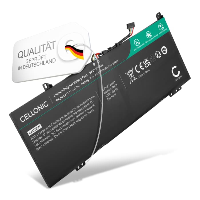 Akku für Lenovo Flex 6-14ARR, 14IKB IdeaPad 530S-14IKB, 15IKB, 14ARR, Yoga 530-14ARR, 14IKB Laptop - 5800mAh 7.6V