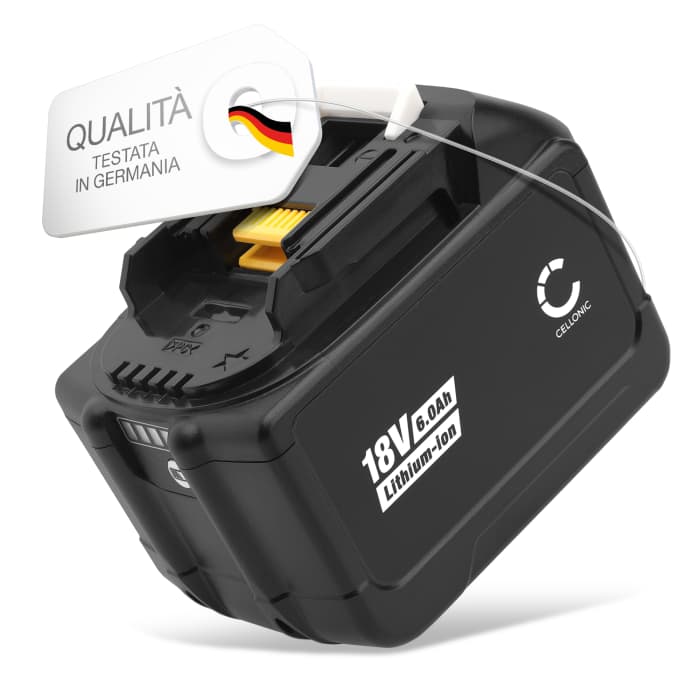 Batteria per Makita Elettroutensili LXT 18V 6000mAh Ioni di Litio marca CELLONIC
