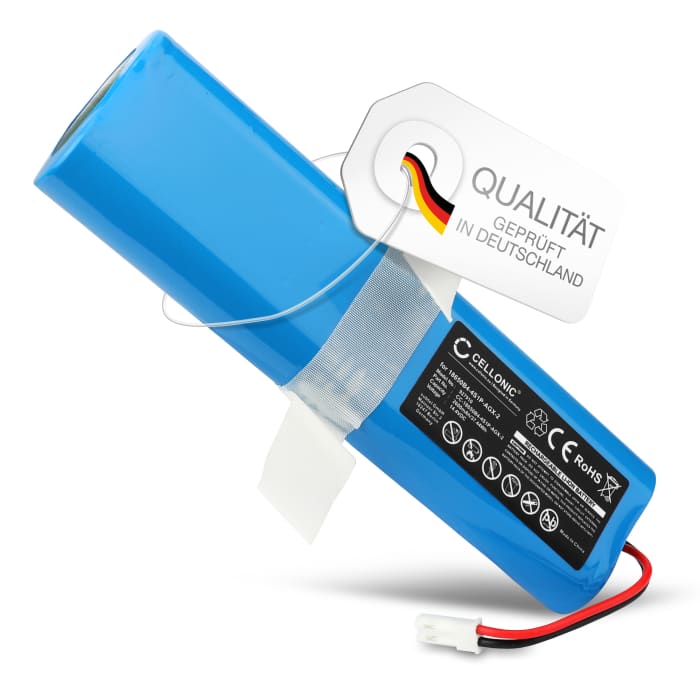 Akku für Zaco V5s Pro, Zaco V5x, ILIFE V3s pro/ V5s Pro / V8s / V50 / X750, Medion MD 18922 (14.4V, 2600mAh) von CELLONIC