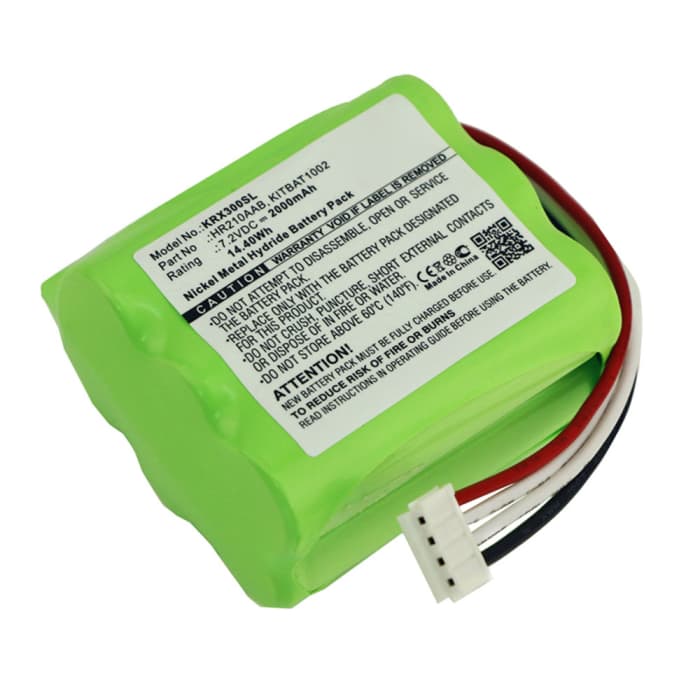 Batteria sostitutiva HHR210AAB, KITBAT1002 per Korg PA3X / PA3X 61 / PA3X 76 Affidabile ricambio da 2000mAh celle dalla lunga durata di vita utile