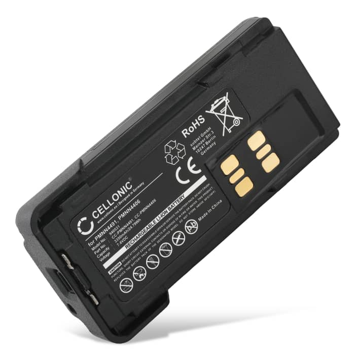 CELLONIC Batería para Motorola DP4400, DP4800, DP4801, DP4600, DP4401, DP4000, XPR7550e, XPR7550, PMNN4491 7.4v 3350mAh de CELLONIC