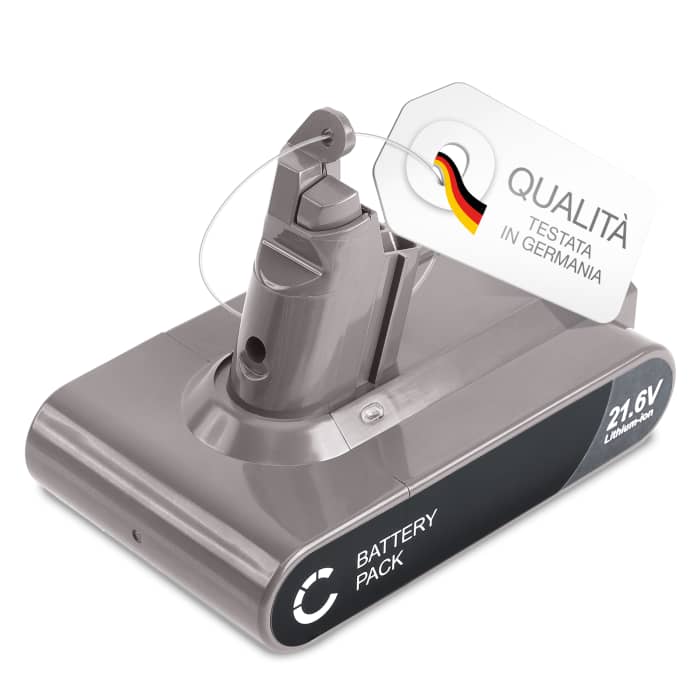 Batteria per Dyson V6, V6 Motorhead Pro Exclusive, DC62, DC62 Animal / Animalpro, DC74, 967810-21 2000mAh di CELLONIC