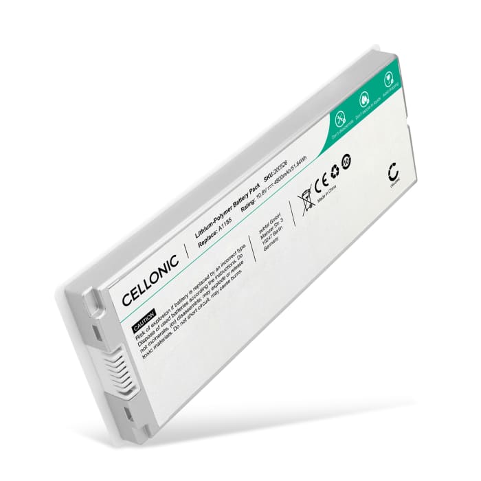 Batterie pour Apple MacBook 13 - A1181 2006 2007 2009, A1181, A1185 10.8V 4800mAh de CELLONIC