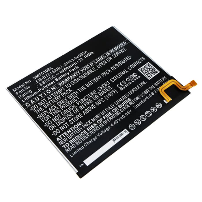 Batterij voor Samsung Galaxy Tab A 10.1 SM-T510 WiFi, SM-T515 LTE 6000mAh van subtel