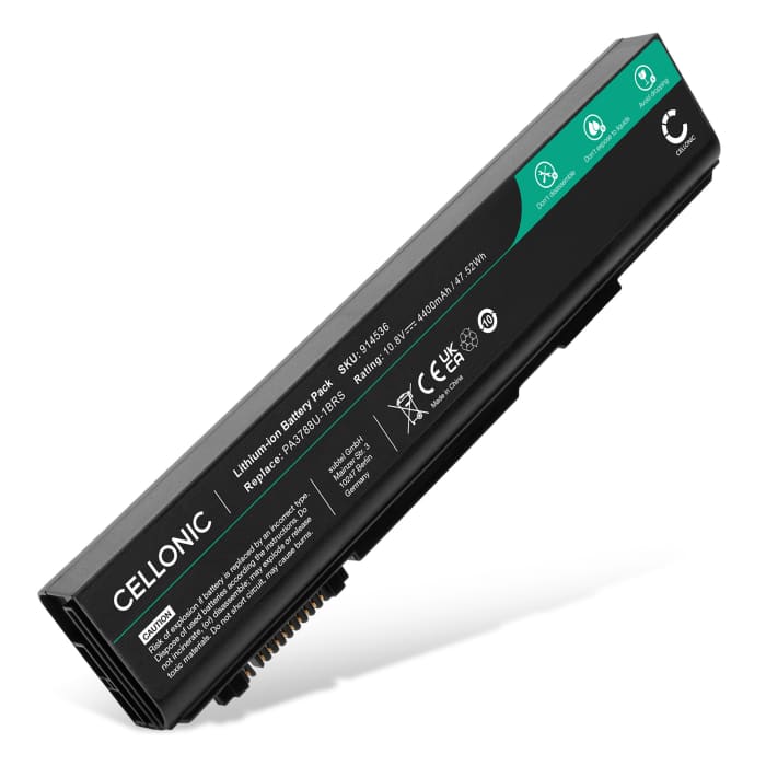 Akku für Toshiba Satellite Pro S500 / Tecra A11 / M11 / S11 Laptop - 4400mAh 10.8V - 11.1V