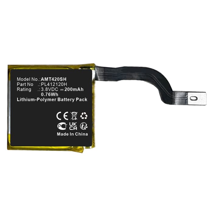 Batteria per Amazfit GTR - 42mm - PL412120H (200mAh ) batteria di ricambio