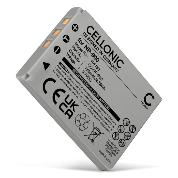 Batería para cámaras Kyocera EZ 4033 750mAh 3.6V - 3.7V de CELLONIC