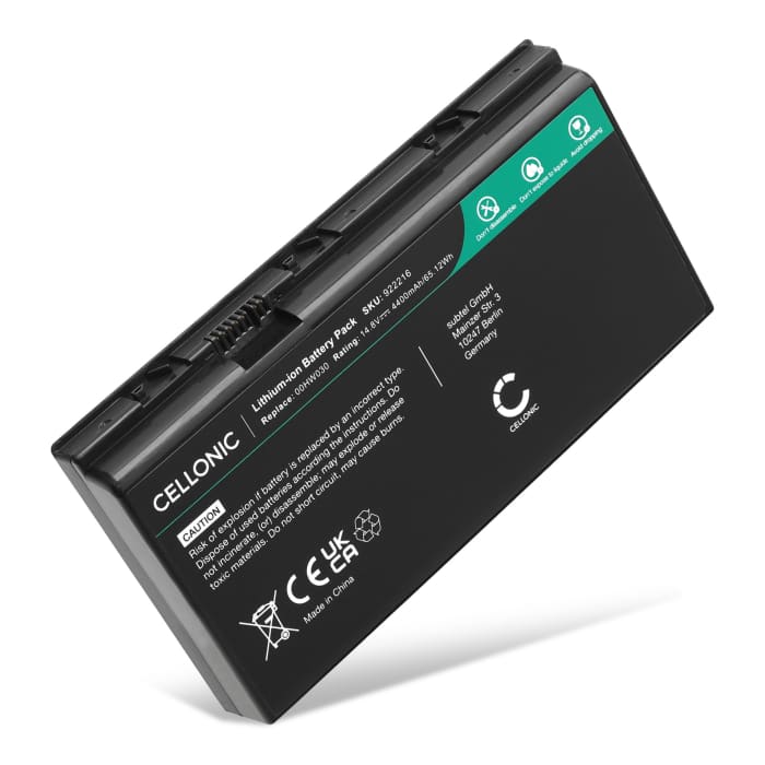 Batterij voor Lenovo ThinkPad P70, ThinkPad P71 Laptop - 4400mAh 14.8V 