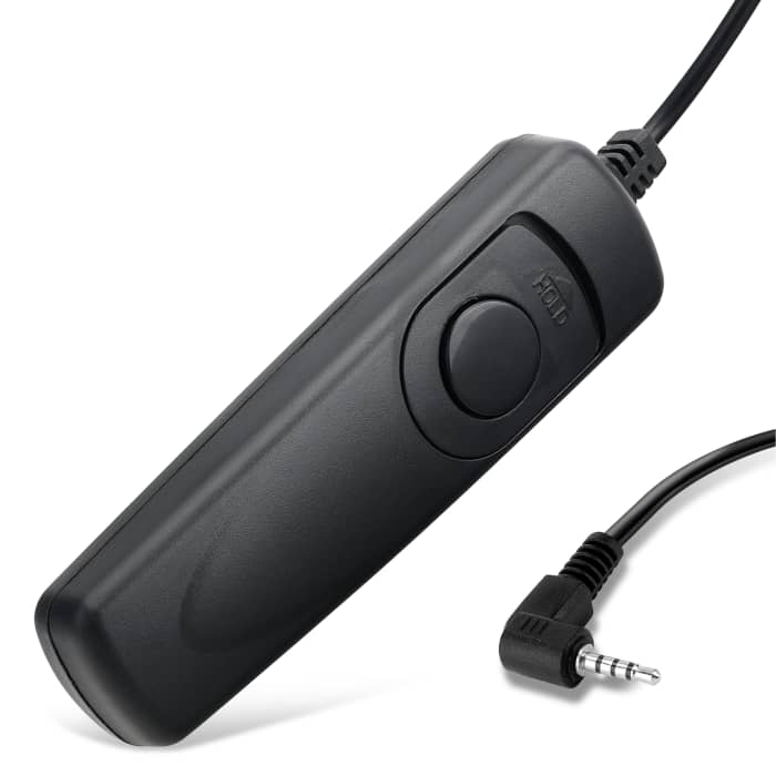 Shutter Release Cable for Panasonic Lumix DC-G9, DMC-FZ1000, FZ200, Cabled / Wired Trigger Camera Remote Control from CELLONIC