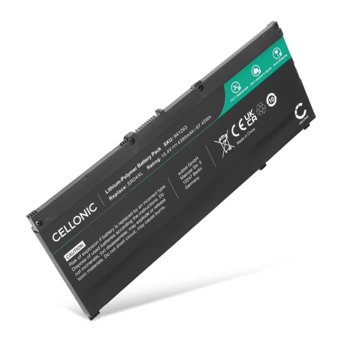 Batterij voor HP Omen 15, Pavilion 15-CE, SR04XL, SR03XL Laptop - 4380mAh 15.4V 