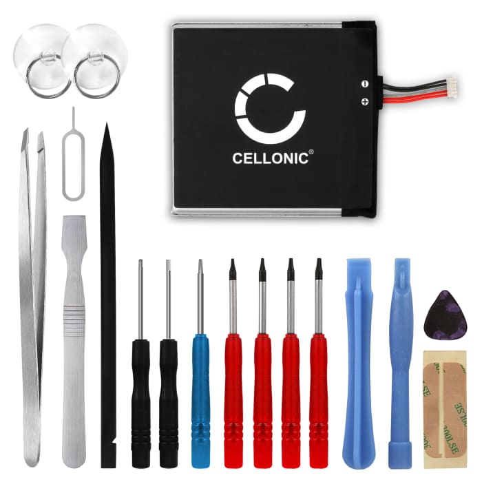 CELLONIC HAC-001(-01) Batteri för Nintendo Switch (>2019) gamingkonsol, spelkonsol & handenhet - 4600mAh ersättningsbatteri + skruvmejsel-set, konsolbatteri