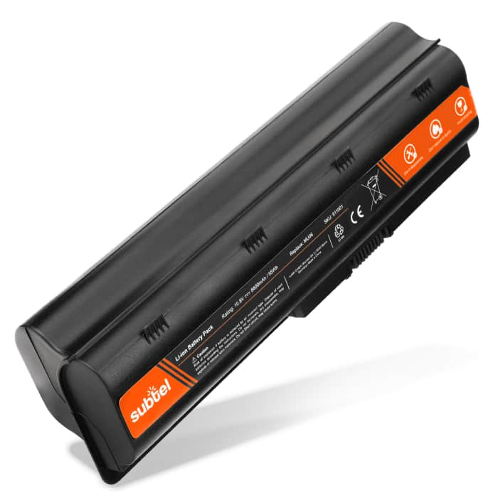 Batería HP para ordenador portátil HP G62, G72, 650, 630, 450, Compaq Presario CQ58, CQ57, CQ56, Pavilion dv6-6000 8800mAh 10.8V - 11.1V  de subtel