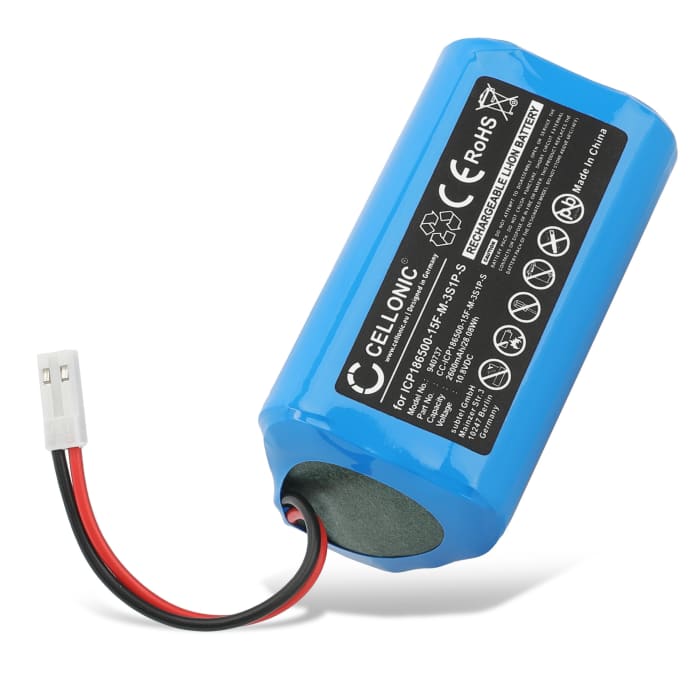 Battery for Easyhome SR3001, Evolution SR2000, Evolution SR2001, Medion MD16192 2600mAh from CELLONIC