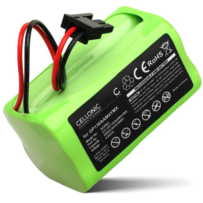 GP130AAM4YMX Batteri för Visonic PowerMaster 10 / Powermax Express smart home-enhet - 2000mAh Laddningsbart ersättningsbatteri eller reservbatteri