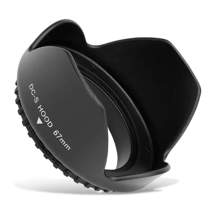 CELLONIC® Ø 67mm Lens Hood for Ø 67mm Plastic Screw-in Flower / Tulip / Petal Sun Shade