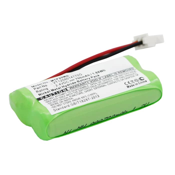 VT1208014770G Ersatz Akku für Motorola MBP20 Babyphone Ersatzakku - 700mAh Babyfon Zusatzakku , Batterie