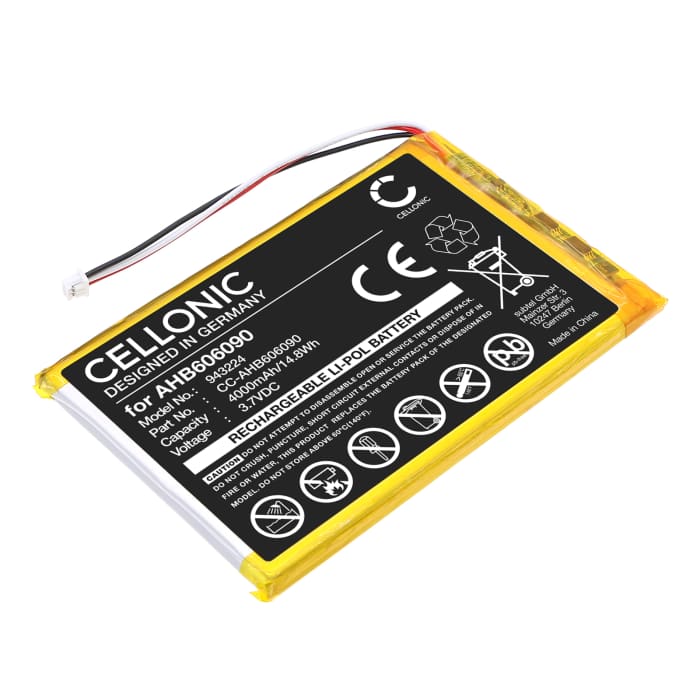 Battery for HelloBaby HB6081, HB6256 4000mAh from CELLONIC