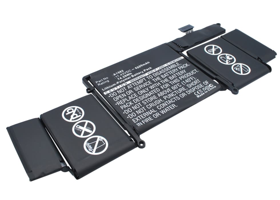 Batterij voor Apple Macbook Pro 13 2015 A1502 Laptop - 6500mAh 11.43V