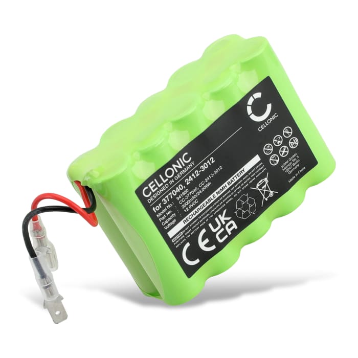 Batteria sostitutiva 2412-3012 per Roto RT2-SF G1 / RT1-SF G1 / DS1000, DS1000S Affidabile pila CELLONIC® da 2000mAh Lunga durata per la tua sicurezza