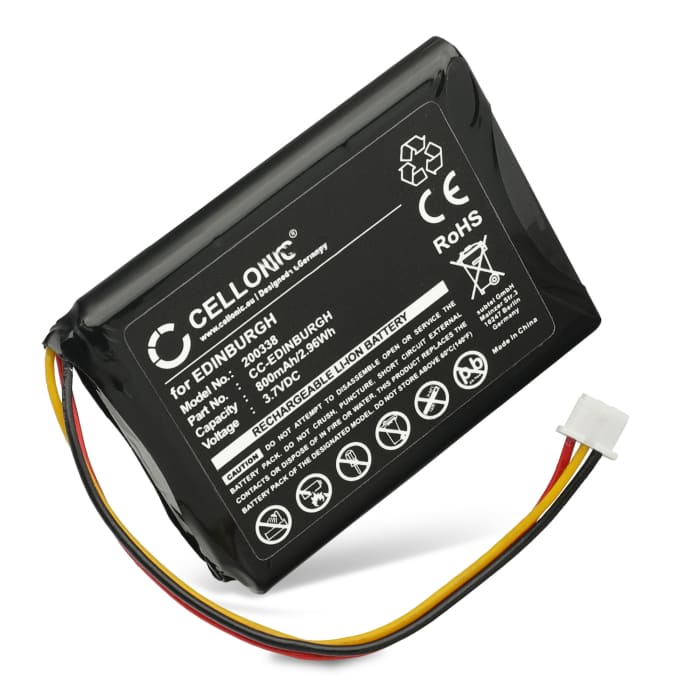 Batterie GPS 800mAh Pour TomTom One XL, XL Europe, 3rd Edition - Remplacement Compatible, 3.7V - Qualité Allemande