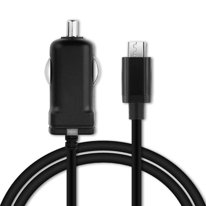 Caricatore da auto per tablet TrekStor SurfTab duo w1 / twin 10.1 / theatre 13 / 13.3 / 15 / breeze 7.0 / breeze 10.1 / Primetab P10 (micro USB), filo di 1m, ricarica rapida Micro USB a 5V 2A Caricabatteria potente e sicuro