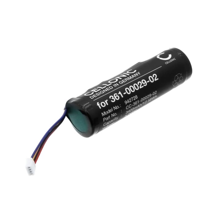 Battery for Garmin Alpha 100, DC50 Dog Tracking Collar, Alpha TT 15, T5 Tracking Collar 3400mAh from CELLONIC