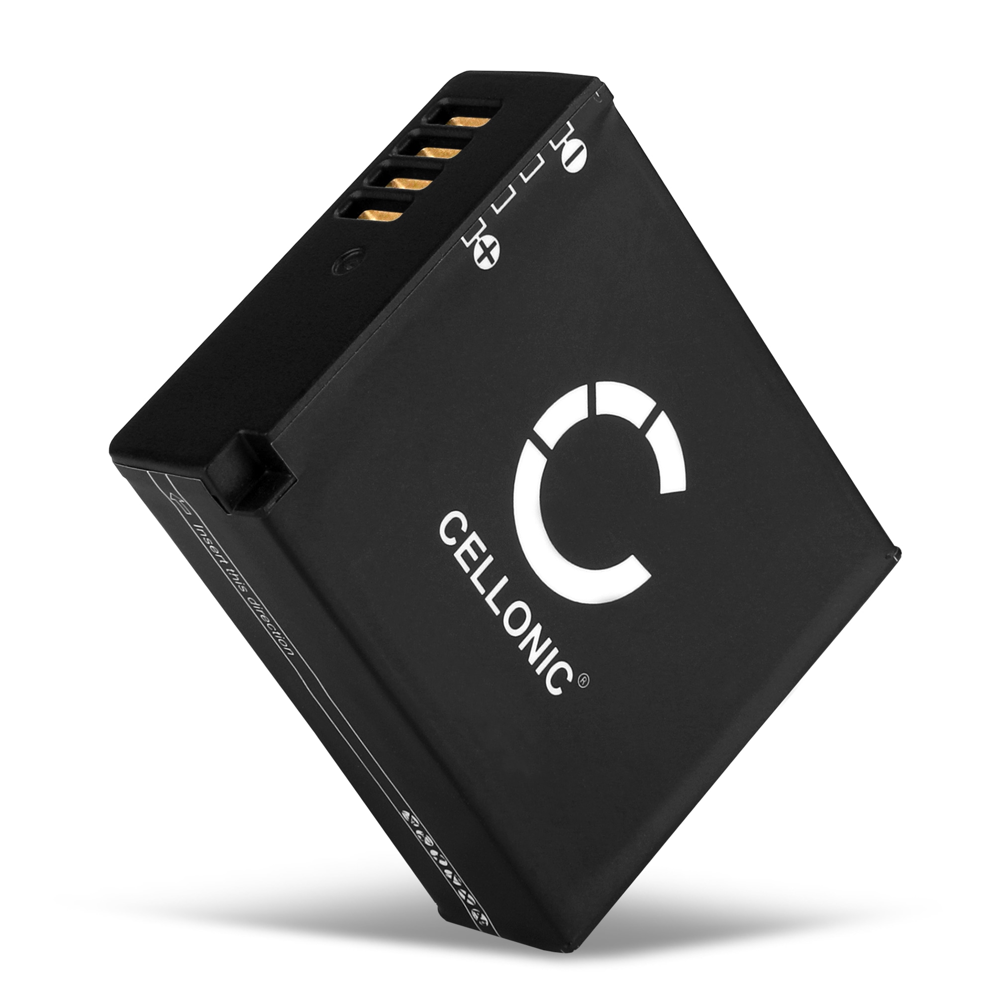 CELLONIC, Batteria per Fotocamera, compatibile con Panasonic Lumix DMC-LX2, DMC-FX01, CGA-S005E (3.7V, 1100mAh) 2 Pezzi + Caricabatterie