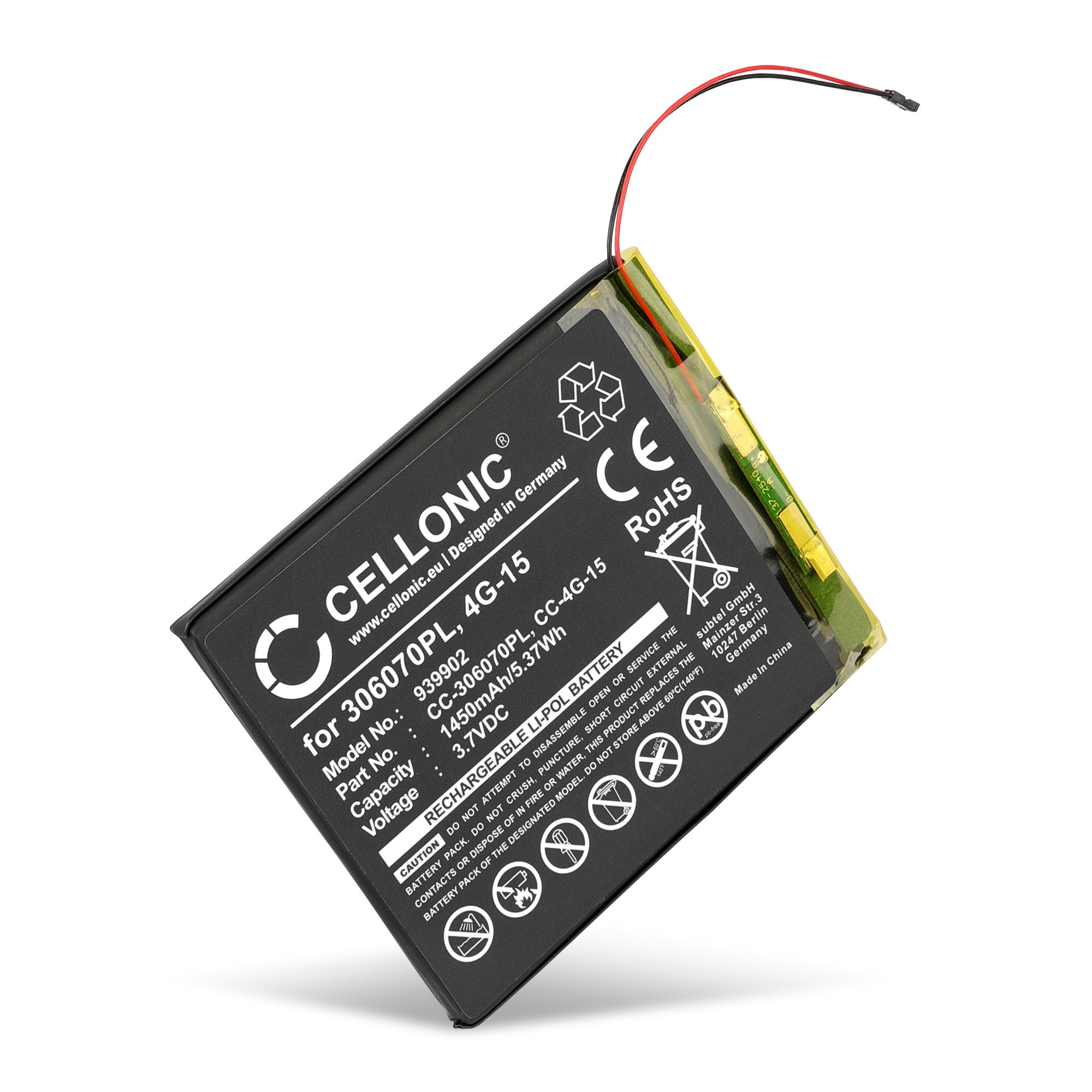Batterie Vhbw Pour Liseuse Pocketbook : Redonne Vie à Ta Lecture ! (1450 MAh, 306070PL)
