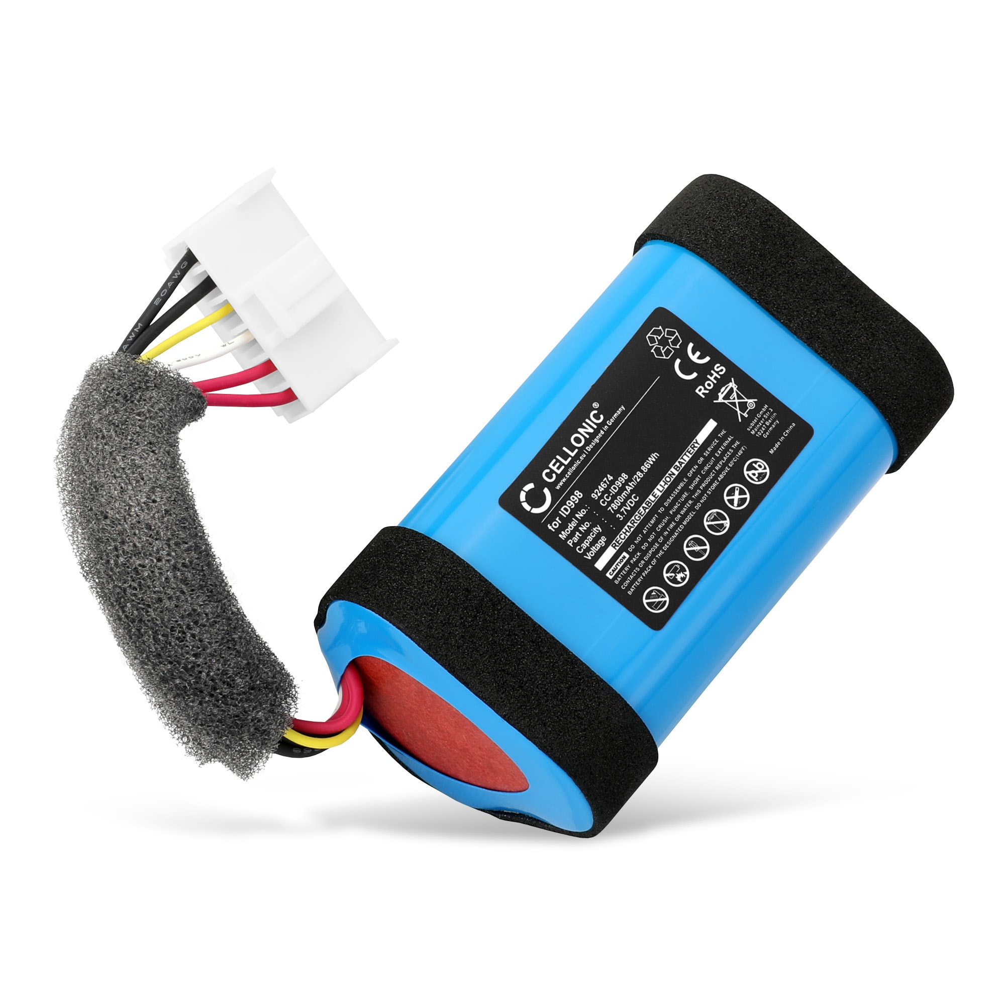 Battery for JBL Charge 4, 1INR19/663, ID998, SUNINTE118