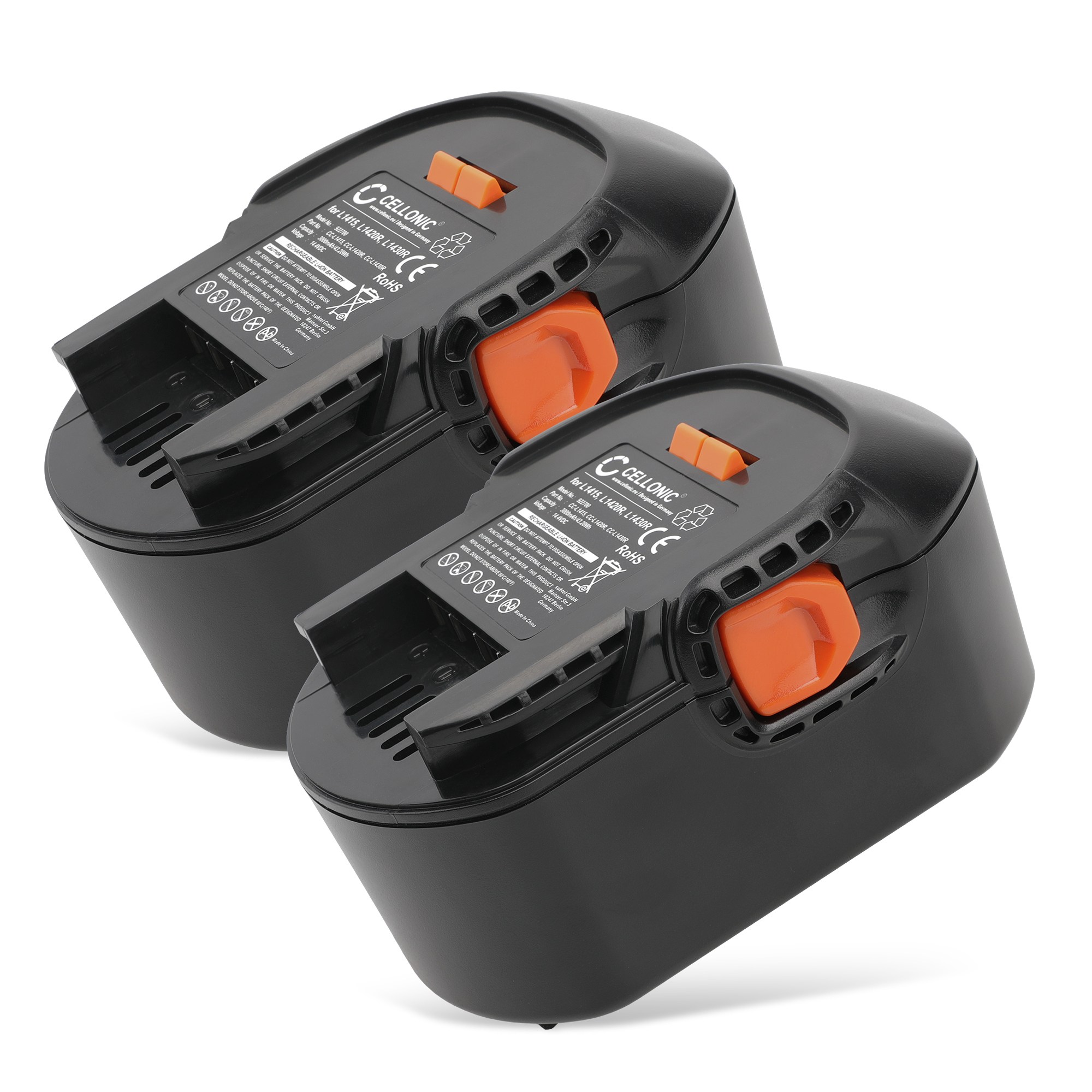 2x Batterie 14.4V pour AEG AEG BSB14 C, BS 14 C,BS14 G2, BS 14 G2, BS 14 X