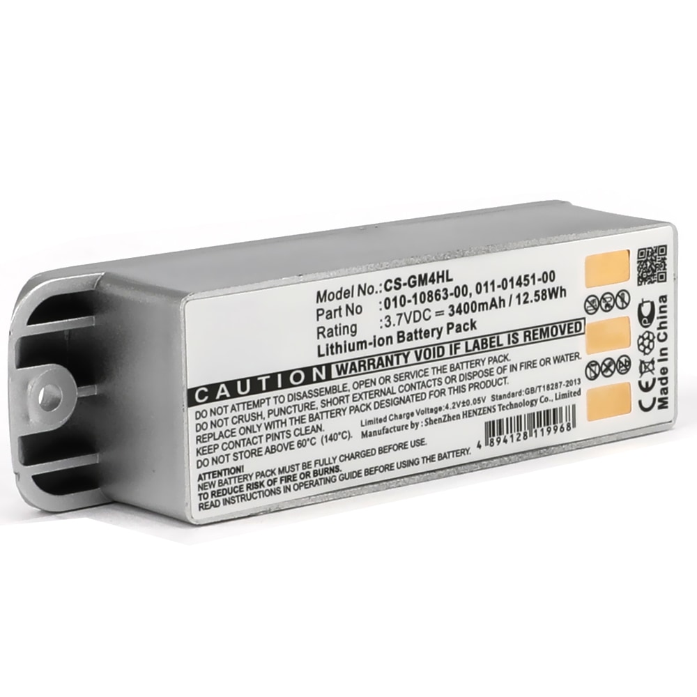 Batterie Compatible Garmin Zumo 400 450 500 550 - Remplace 010-10863-00 2200mAh Li-ion