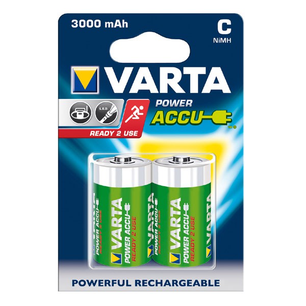Piles batteries C / Baby (LR14) Varta Power Accu Varta 56714 2x