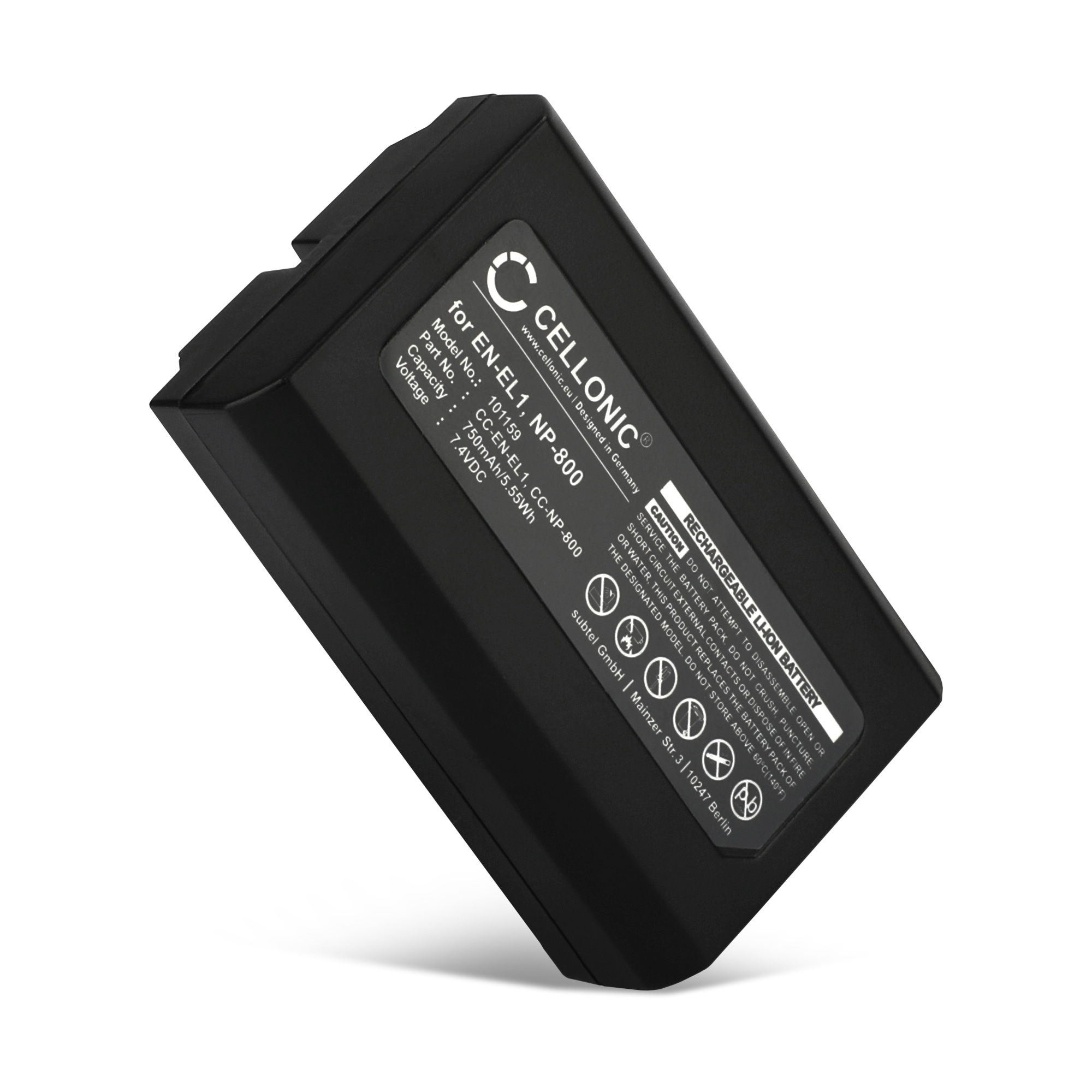 Batteria 3.7V 1Ah Li-ion per Nikon Coolpix 3700