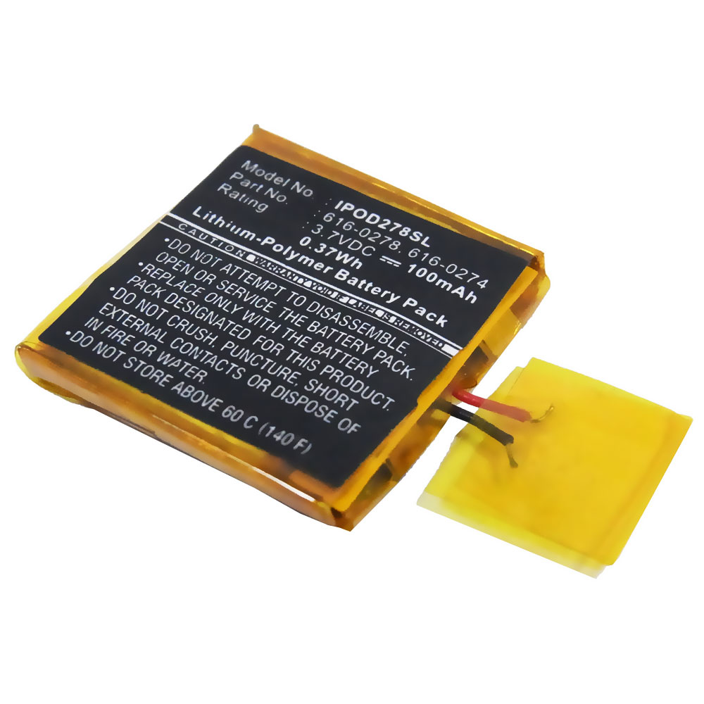 Apple iPod Shuffle 2 Generation A1204 Battery