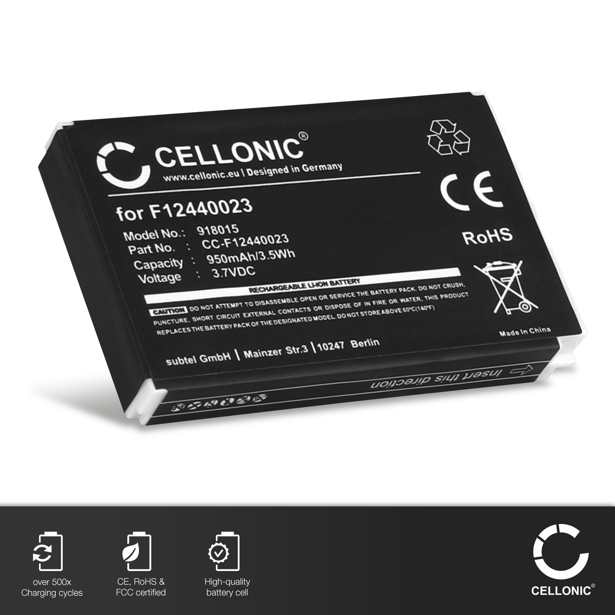 2x Battery for Logitech Harmony One Harmony 880 885 890 Pro 895 900