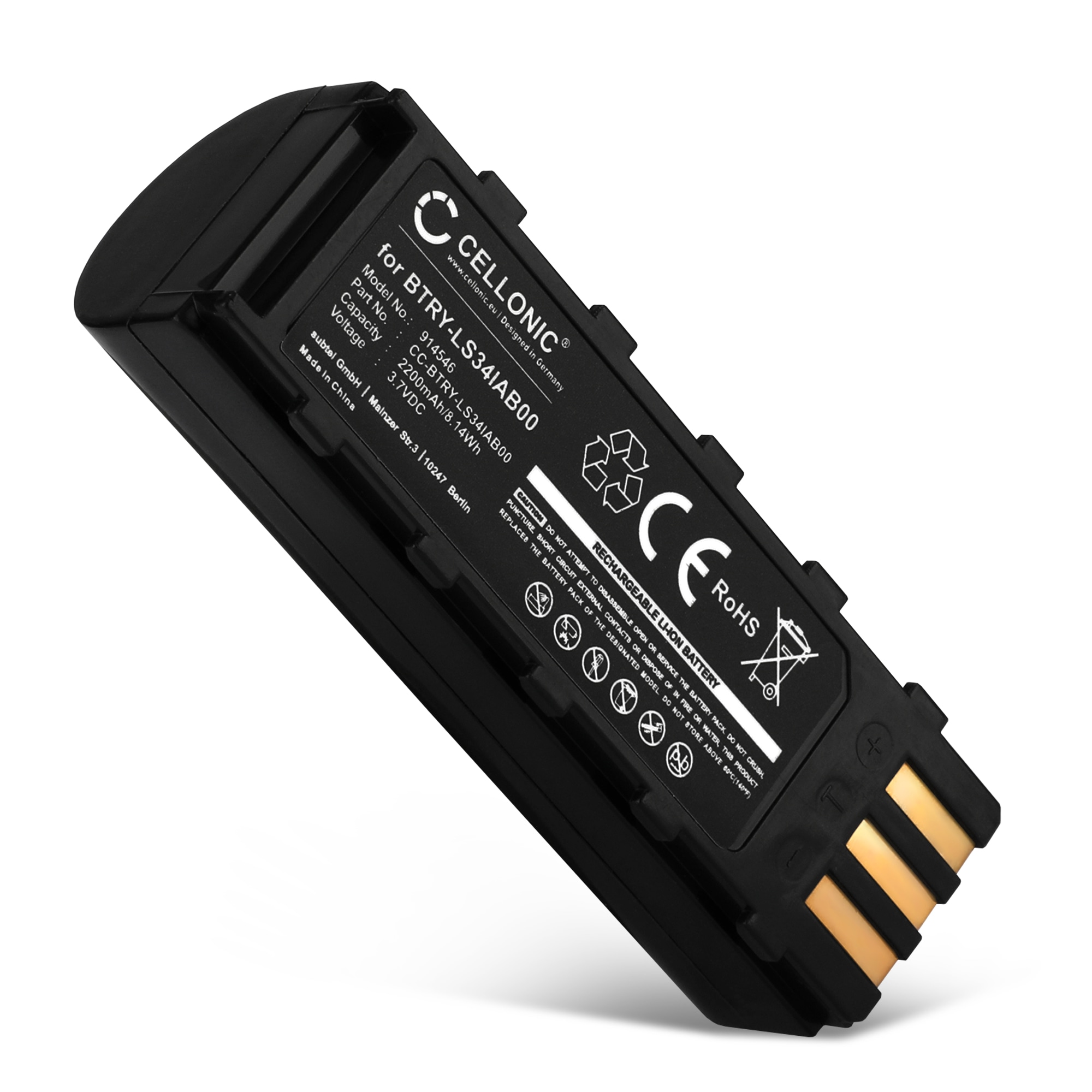 vhbw Batería compatible con Symbol LS3478ER, LS3578, DSS3478, LS3478