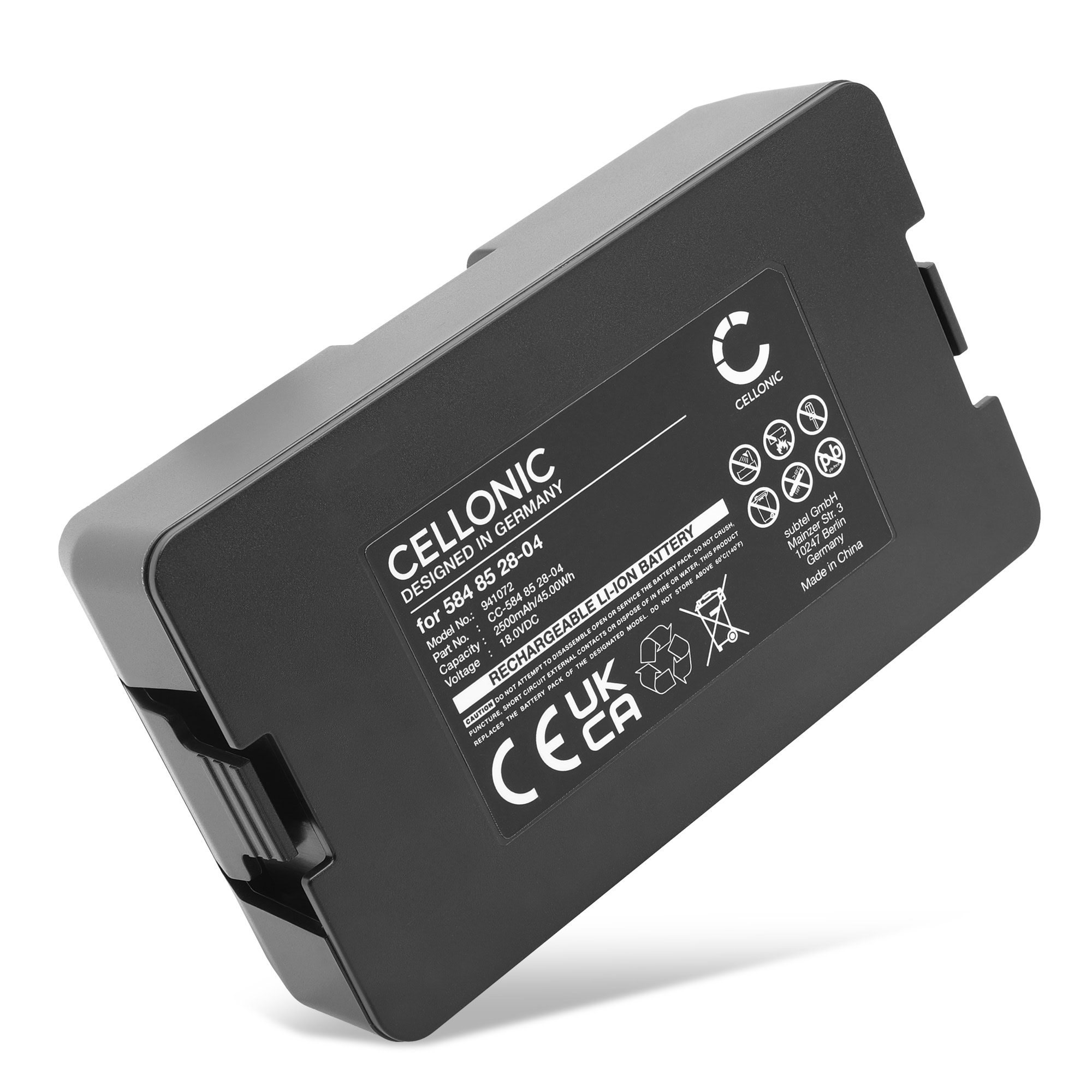 18V 2500mAh Li-ion Replacement Batterie pour Gardena R38Li R40Li R45Li