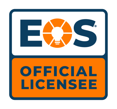 EOS Official Licensee badge certifying Success.co as licensed EOS software