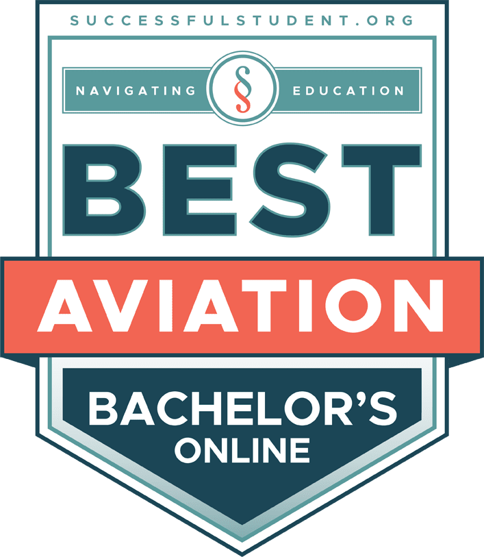 The Best Online Bachelor’s Degrees in Aviation's Badge