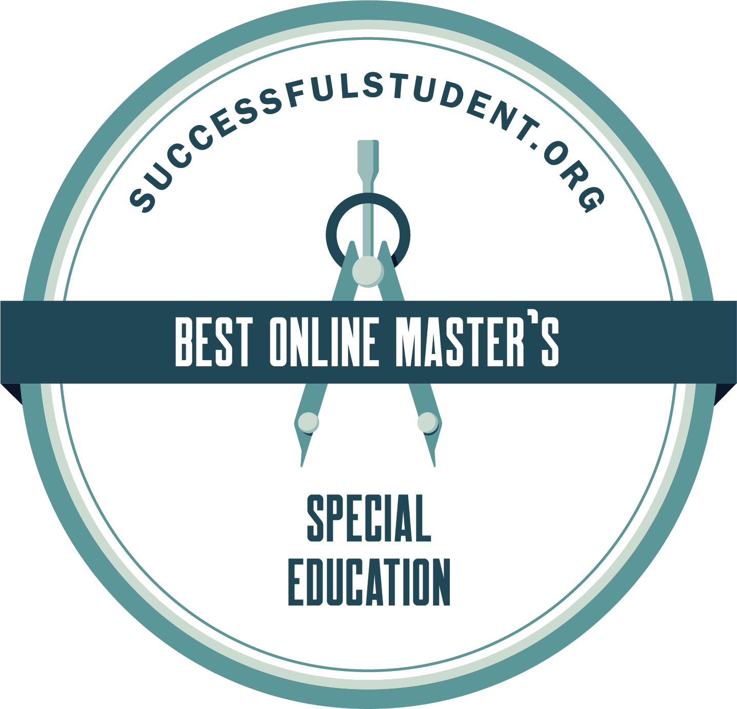 The 25 Best Online Master’s in Special Education's Badge